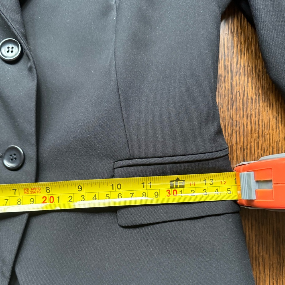 Zara Basic Black Blazer Jacket Two Button Women's… - image 6